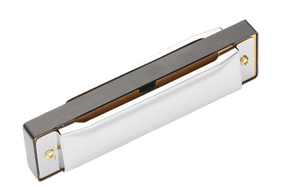 Armónica Profesional de 10 Orificios para Niños, Juguete Musical Plateado, Cuerpo de Resina ABS y Metal, Diatónica <span class=keywords><strong>Kongsheng</strong></span>, 3+ Años, Recuerdos - Product Image 3