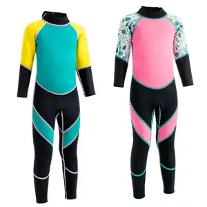 Quickly Delivery Stock Neoprene Fullsuit Back Zip 2mm Kids Wetsuit 3mm Surfing Suit Summer For Girls Boys