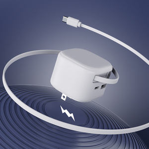 เครื่องชาร์จเร็ว PD 35W ดีไซน์ใหม่พอร์ต Type C พร้อมสาย USB C แบบยืดหดได้ชาร์จเร็วสุดๆ - Product Image 3