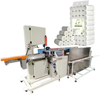 Coupe-papier tissu contrôlé par PLC, coupe-papier toilette, machine de découpe de papier CNC