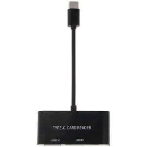 <b>Type</b> <b>C</b> Card Reader <b>USB</b> 2.0 SD TF Slot <b>Adapter</b> For Mobile Phone Laptop - Product Image 1