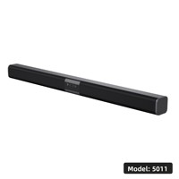 Mgitec Soundbar Speaker Nirkabel 10W 2 Speaker Bahan Plastik Penguat Suara TV Bentuk Strip Audio Rumah Aux untuk Speaker