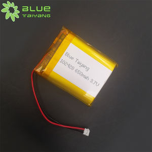 102428 küçük boyutlu 3.7v 650mah 2.41wh lityum iyon batarya bateria lipo 650mah li polimer pil - Product Image 2