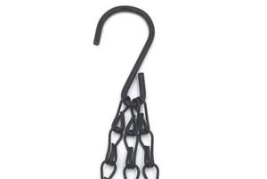 Hot Selling Durable Garden Supplies 3 Point Gardening Plant Flower Pot <strong>Basket</strong> <strong>Hanging</strong> <strong>Chain</strong> with Hooks - Product Image 4