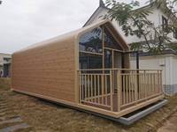 Villa préfabriquée modulaire moderne, complexe hôtelier écologique, maison en conteneur en acier durable avec cour imperméable pour appartements