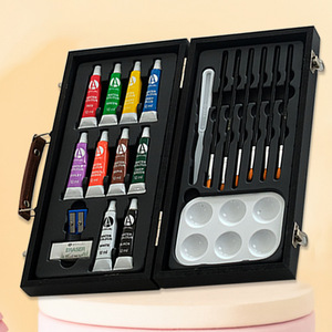 Juego de arte Chiyuan de 20 piezas con pinceles, colores y paleta para niños, para dibujo y uso escolar. - Product Image 1