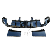 Kit de modification noir brillant pour diffuseur arrière avec éclairage LED, compatible avec Dodge Durango 2011-2025