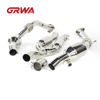 Pipa Knalpot Downpipe Performa GRWA untuk VW Passat R36 Magotan CC 3.6L SS304 Brushed Custom Exhaust Downpipe