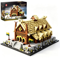 DK 6032 2026 Nuevo MOC City Lord Golden Hall Street View, Kit de Modelo de Arquitectura para Armar, Ladrillos de Regalo, 2321 Piezas, Juego de Bloques de Construcción