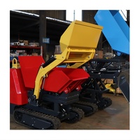 Nouveau type de camion à benne basculante sur chenilles d'expédition gratuite de la Chine, mini camion à benne basculante d'alimentation automatique, camion à benne basculante d'alimentation automatique