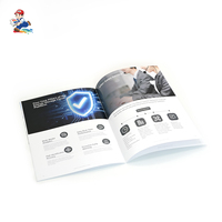 Brochure magazine personnalisée imprimée en offset, papier couché A4, service d'impression agrafée