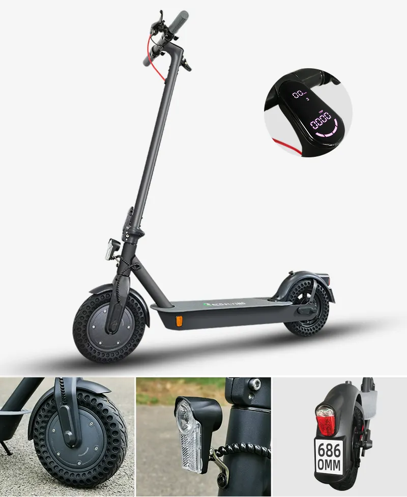 OEM <span class=keywords><strong>ABE</strong></span> alemán estándar de 10 pulgadas impermeable scooter Eléctrico envío gratuito xiomi gran scooter Eléctrico electro 350w eléctrico scooter