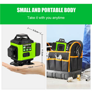 Fabbrica diretta 16 linee 4D Wireless Remote Green <span class=keywords><strong>Laser</strong></span> Level autolivellante con 1/2 batterie 30 metri - Product Image 6