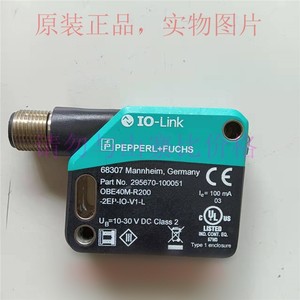 เซ็นเซอร์ไฟเบอร์ออปติก Pepperl+Fuchs Obe40m R200 2ep Io V1 L Io Link แบบรับสัญญาณผ่านลำแสง - Product Image 1