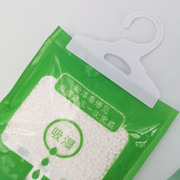 Sachet déshydratant anti-humidité suspendu pour armoire domestique, 100g 120g, au chlorure de calcium, jetable