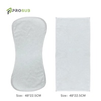 Prosub usine OEM nouveau-né Sublimation Burp chiffons bavoir vierge bricolage impression personnalisée Logo coton Polyester Sublimation Burp chiffons serviette