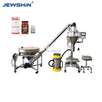 Machine de remplissage semi-automatique électrique à moteur PLC pour poudre de lait, remplisseuse à vis sans fin pour café, protéines, farine et épices