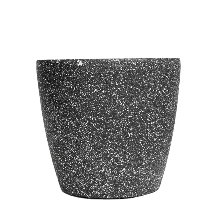 Liên Hệ Nhà Cung Cấp Trang Chủ Trang Trí Vườn Lớn Resin Planter Đá Terrazzo Chậu Hoa Đá Tự Tưới Nước