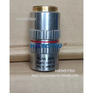 Objectif de microscope Mitutoyo M Plan Apo 5x/0.14 d'occasion et testé H - Product Image 3