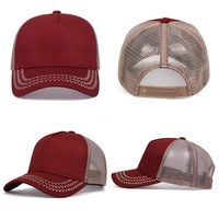 Gorra Clásica de Malla Transpirable de 5 Paneles con Visera Curva para Verano, Estilo Trucker, para Hombre y Mujer
