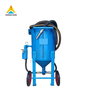 Hiqh Quality Automation Special For Surface Cleaning Of Steel Plates Mobile Small Sandblasting Tank