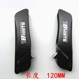 Manillares para bicicleta de montaña Tb Hmtb, 120mm, diseño ergonómico de aleación de aluminio, diseño de pico de águila negro para ciclismo todoterreno - Product Image 2