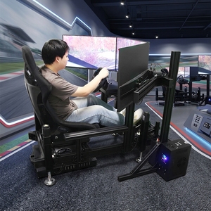 Cabina de Carreras de Fórmula 1 con Movimiento en 3 Ejes, de Aluminio, con Pantalla de 3 Pantallas, Controles de Simulación de Conducción para Uso en Centros Comerciales y Aeropuertos - Product Image 1