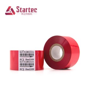 Giá xuất xưởng FC2 25 30mm*100m Ruy băng ép nhũ đỏ nóng, màng ép nhũ in mã ngày sản xuất trên bao bì nhựa thực phẩm - Product Image 4