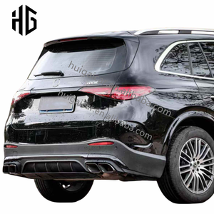 Le plus récent Kit Surround de Style <span class=keywords><strong>AMG</strong></span> pour Mercedes Benz <span class=keywords><strong>GLC</strong></span> <span class=keywords><strong>2023</strong></span> + X254 Kits d'assemblage de lèvre de pare-chocs avant de voiture avec Kit de carrosserie de tuyau d'échappement - Product Image 4