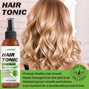 <span class=keywords><strong>Tonique</strong></span> Capillaire Naturel pour la Croissance des Cheveux 100ml Sans Rinçage Extraits d'Herbes Chinoises de Haute Qualité Menthe Poivrée Menthol Bio Répare les Pointes Fourchues - Product Image 2