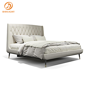 Modern Home Furniture Double Solid Wood Wall Bed with <strong>Storage</strong> and Hand Carved Design - Product Image 4