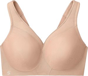 Sujetador Deportivo Glamorise Full Figure Plus Size MagicLift Transpirable de Alta Sujeción con Tirantes Cruzados Sin Costuras y Sin Varillas # 1006 - Product Image 4