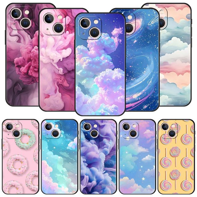 Floating Liquid Candy Mural UV Painting Sublimation TPU Silicon Phone Cover Case for iPhone 11 12 13 14 15 16 Pro Max Shell Case