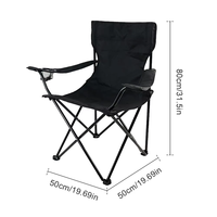 Pêche randonnée chaise pliante mobilier d'extérieur Camping Oxford tissu Portable confortable pliable fauteuil