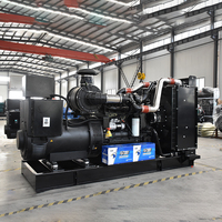 Groupe électrogène diesel Cummins 325 kVA 260 kW, 6 cylindres, faible bruit, châssis ouvert, pour chantier de construction, exploitation minière, site industriel