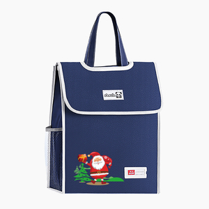 Bolsa de archivo de mano de Papá Noel para regalo de Navidad, bolsa de archivo <span class=keywords><strong>Oxford</strong></span> de doble capa personalizada, bolsa de almacenamiento portátil, suministros escolares y de oficina - Product Image 2