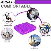 Meilleure vente Grand coussin de gel double épaisseur Coussin de gel en nid d'abeille pour le soulagement des maux de dos Coussin de gel pour chaise de bureau à domicile