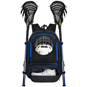 Sac à dos de sport souple à double usage grande capacité pour adolescents, sac à dos de hockey, bâton, casque, équipement de compétition pour l'école - Product Image 3