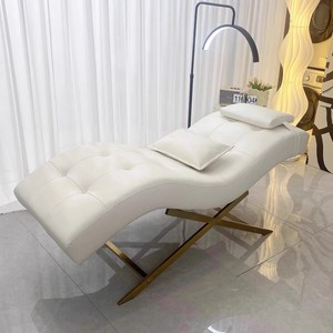 Unirelax - Camilla de Masaje Moderna para Salón de Belleza, Ajustable, en Forma de S, Cama Curva para Tratamientos Faciales y de Pestañas, en Venta - Product Image 1