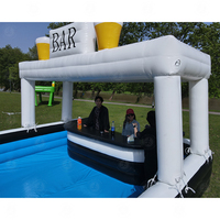 Bar de piscine barres d'eau gonflables de natation barre de jardin d'arrière-cour de partie de piscine flottante de luxe