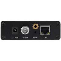 Codificador de Video H.265 Hevc H.264 Mpeg4 SDI a IP, Compatible con NDI SRT RTMP para Transmisión en Vivo