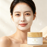 Masque Facial Végétalien Herbal OEM ODE au Thé Vert et Fermentation de Riz pour Nettoyage en Profondeur, Contrôle du Sébum, Élimination de l'Acné et Éclaircissement