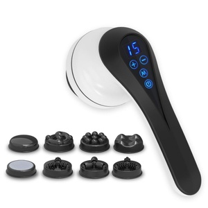 Masajeador Corporal Personal Inalámbrico Portátil con Logotipo Personalizado, con 5 Modos de Vibración para Uso Doméstico y en Hoteles - Product Image 1