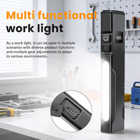 Linterna Portátil Recargable RGB con Clip Magnético, 1000 Lúmenes, con LED Blanco y UV, Linterna de Largo Alcance, Linterna EDC