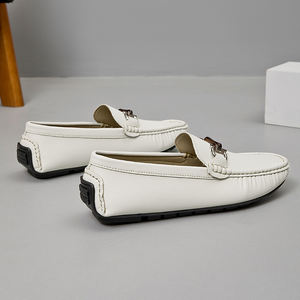 Mocassins plats décontractés pour hommes en cuir PU, grande taille 46 et 47, à bout large, de haute qualité, prix bas, pour la conduite, vente chaude directe usine - Product Image 6