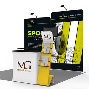 บูธจัดแสดงนิทรรศการแบบพกพาสำหรับงานแสดงสินค้างานแสดงสินค้างานแสดงสินค้า - Product Image 1