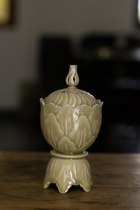 ธูปหอมเซรามิกลายใบตอง - Product Image 2