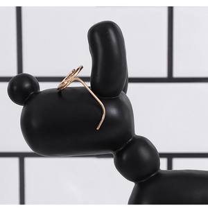 Nuovo Stile di Artigianato in <span class=keywords><strong>Resina</strong></span>, <span class=keywords><strong>Cane</strong></span> <span class=keywords><strong>Palloncino</strong></span> per Decorazione Familiare, per Soggiorno e Scrivania TV - Product Image 5