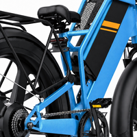 Vélo de montagne électrique de 26 pouces, cadre en alliage d'aluminium, moteur à moyeu arrière 7 vitesses, batterie au lithium intégrée 2000W, autonomie supérieure à 60 km