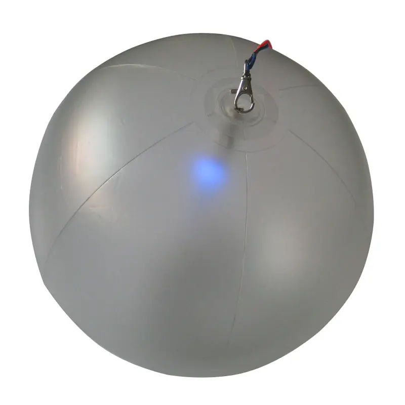 Hot sale PVC Inflatable Beach Ball LED luminous transparent ball